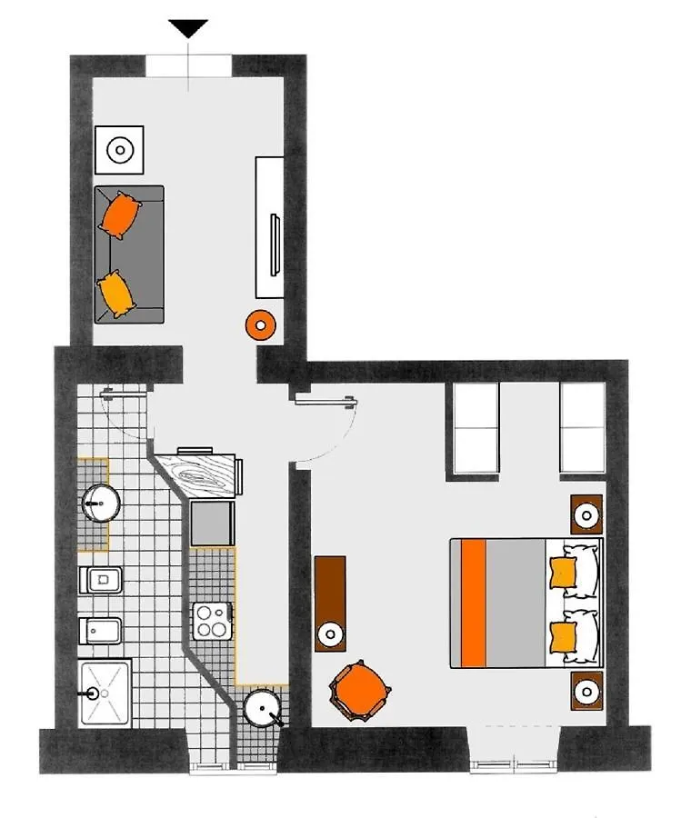 Apartamento Residenza Termini Roma Italia